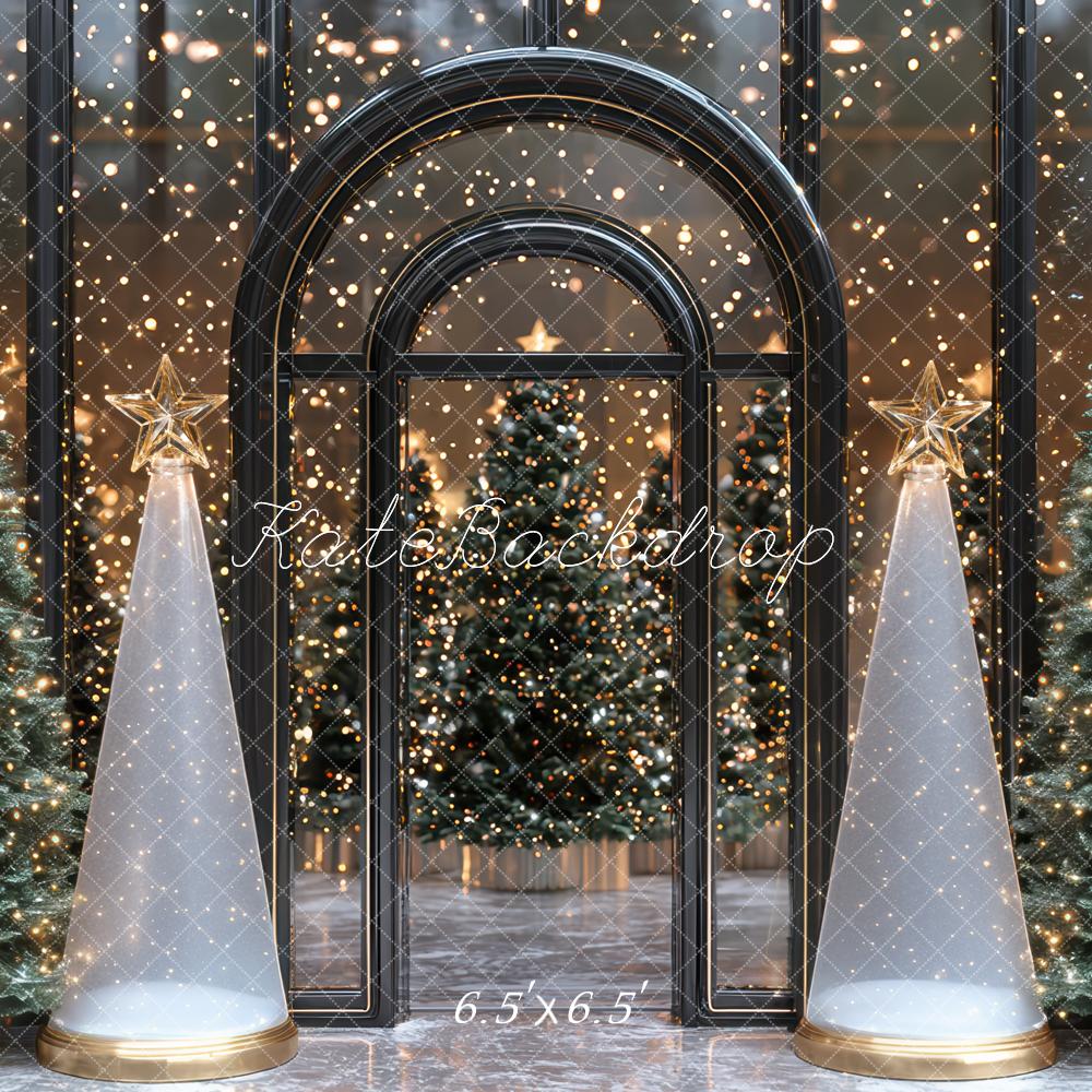 Kate Noël Sapins Arche Lumières Toile de fond conçue par Mini MakeBelieve - Kate Backdrop FR