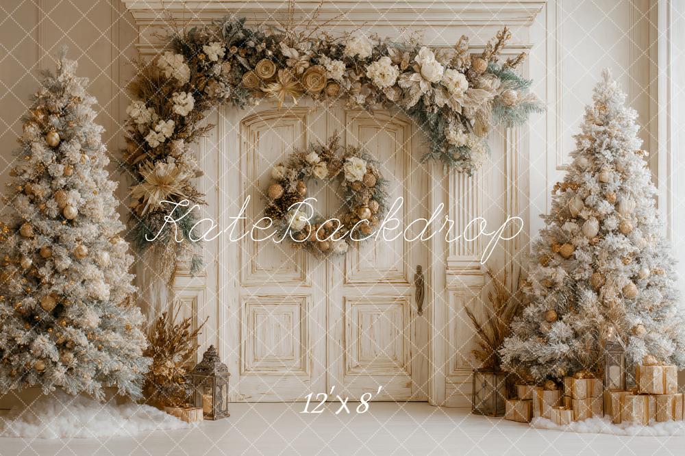 Kate Noël Arbre Cadeaux Porte Fleurs Toile de fond conçue par Ashley Paul