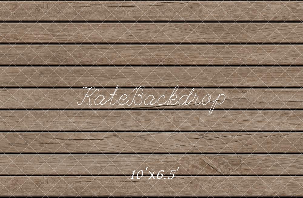 Kate Bois Planches Horizontales Sol Toile de fond conçue par Emetselch - Kate Backdrop FR