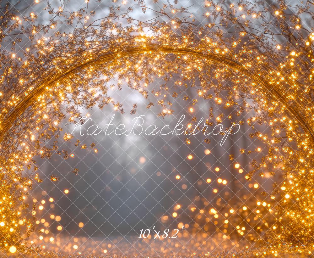 Kate Arc Branches Lumières Dorées Toile de fond conçue par Mini MakeBelieve - Kate Backdrop FR