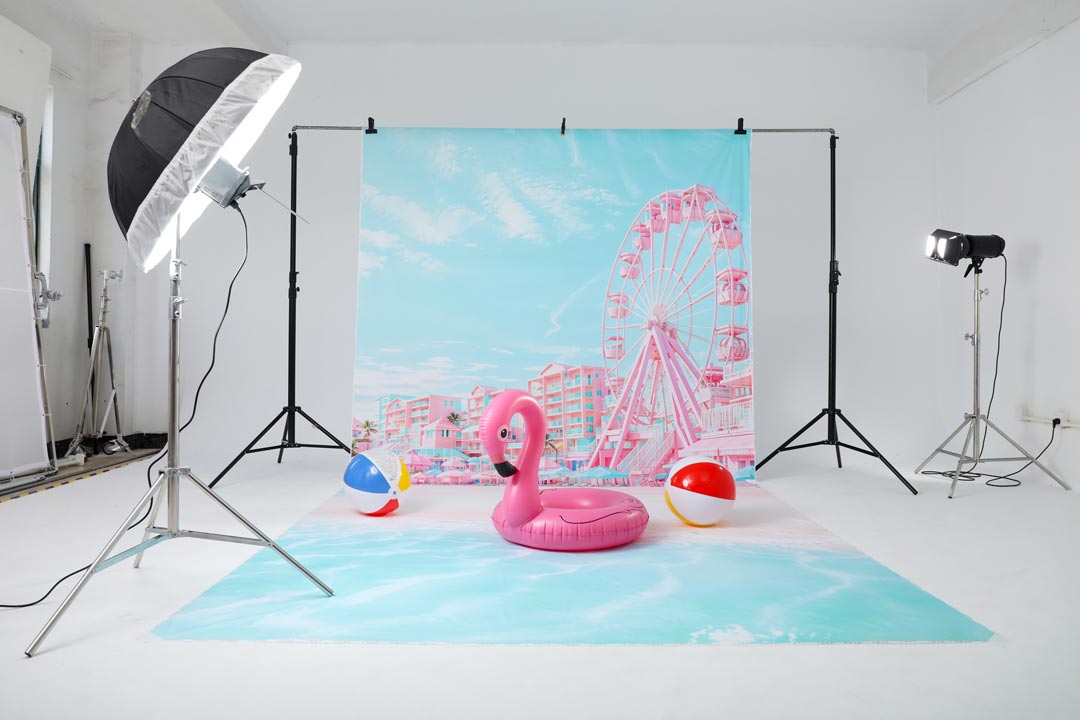 Kate Été Plage Rêve de poupée Kit Photo - Kate Backdrop FR