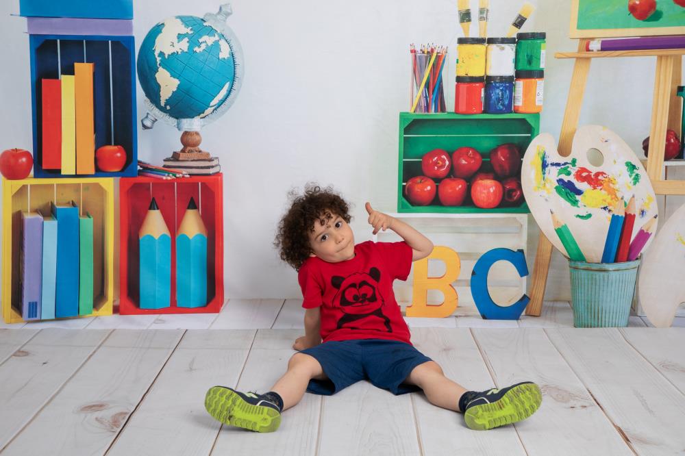 Kate Artiste Retour à l'école Peinture Toile de fond conçu par Emetselch - Kate Backdrop FR