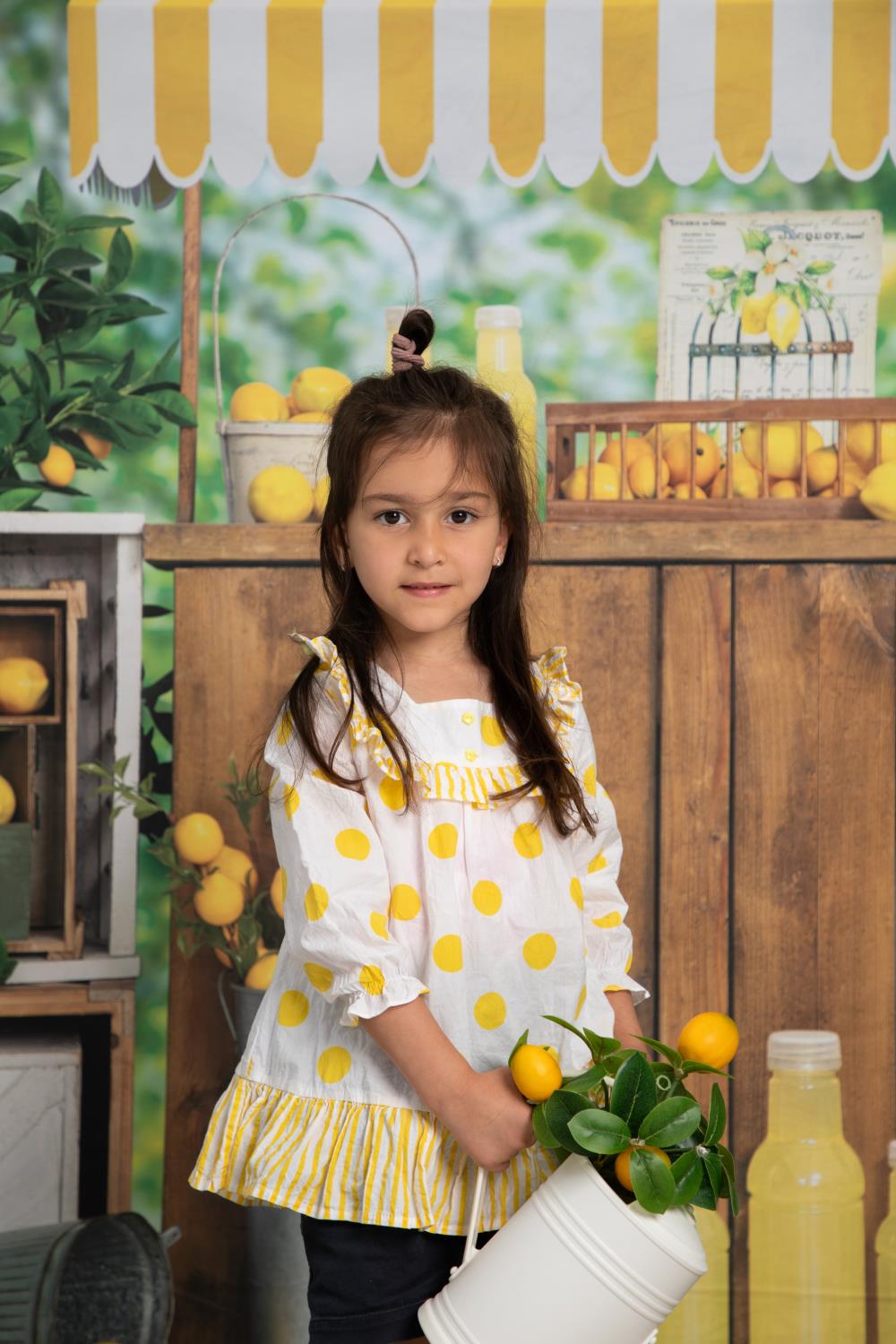 Kate Stand de Citrons Été Vert Extérieur Toile de fond conçu par Emetselch - Kate Backdrop FR