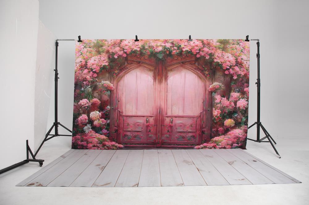Kate Maison de Fleur Peinture à l'huile Toile de fond pour la photographie - Kate Backdrop FR