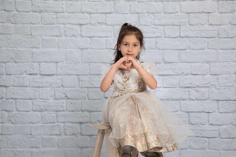 Kate Mur de brique Blanc Anniversaire Toile de fond pour la photographie - Kate Backdrop FR