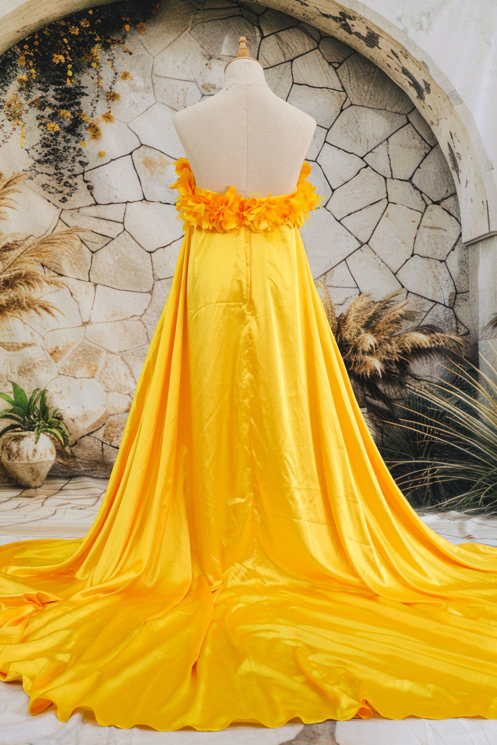 Kate Soie Synthétique Sans bretelles Robe de Grossesse pour Séance Photo - Kate Backdrop FR