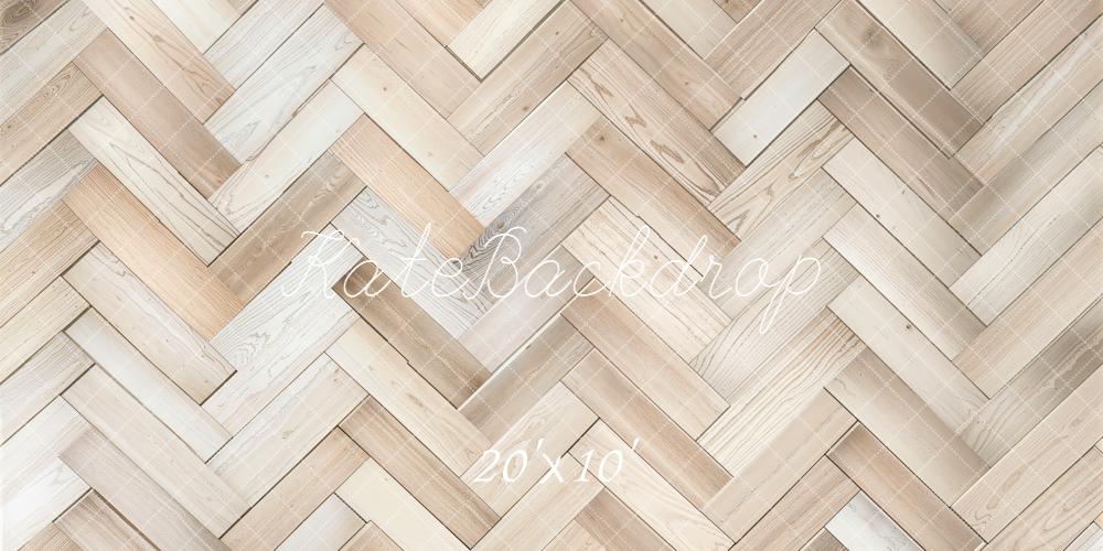 Kate Bois Parquet Clair Texture Sol Toile de fond conçue par kate image - Kate Backdrop FR