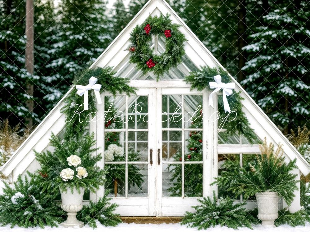 Kate Noël Serre Végétaux Forêt Toile de fond conçue par Mini MakeBelieve - Kate Backdrop FR