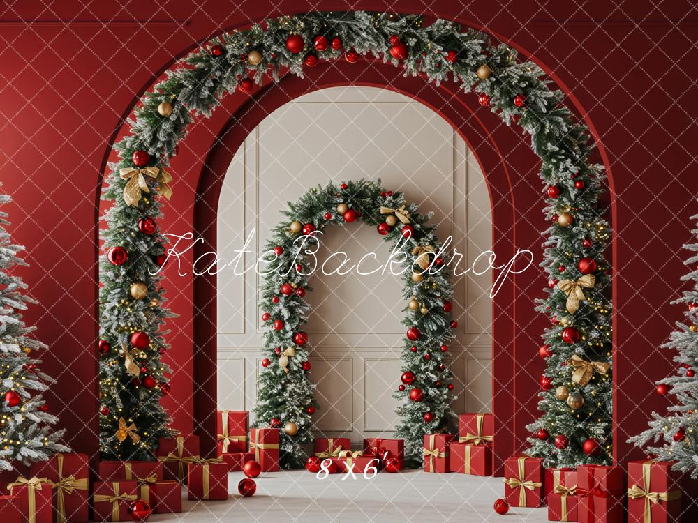 Kate Noël Arche Sapins Cadeaux Toile de fond conçue par Patty Roberts