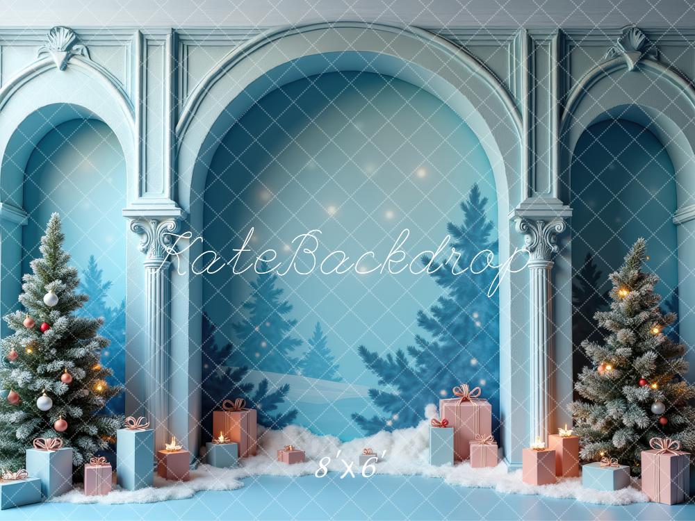 Kate Noël Arche Sapin Cadeaux Toile de fond conçue par Laura Bybee - Kate Backdrop FR