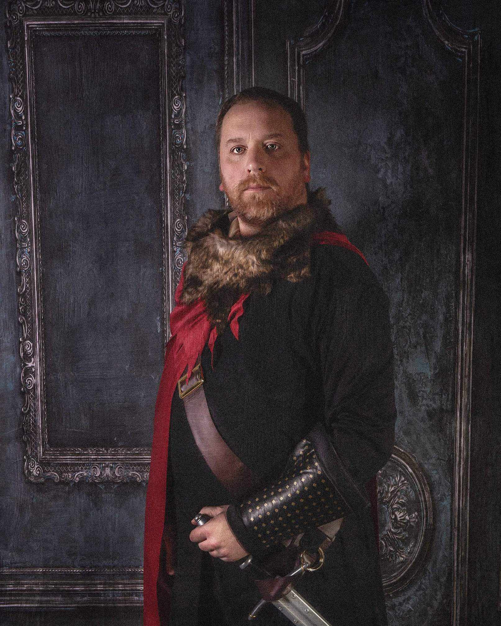 Kate Bleu foncé Vintage Mur Boudoir Mariage Toile de fond conçu par Chain Photographie - Kate Backdrop FR