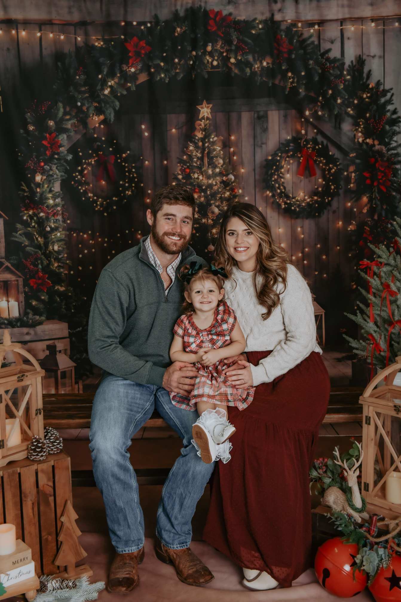 Kate Noël Nuit Brun foncé Grange Bois Arche Toile de fond conçue par Chain Photographie