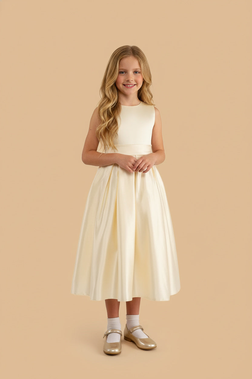 Kate Simple Champagne Robe pour Enfants - Kate Backdrop FR