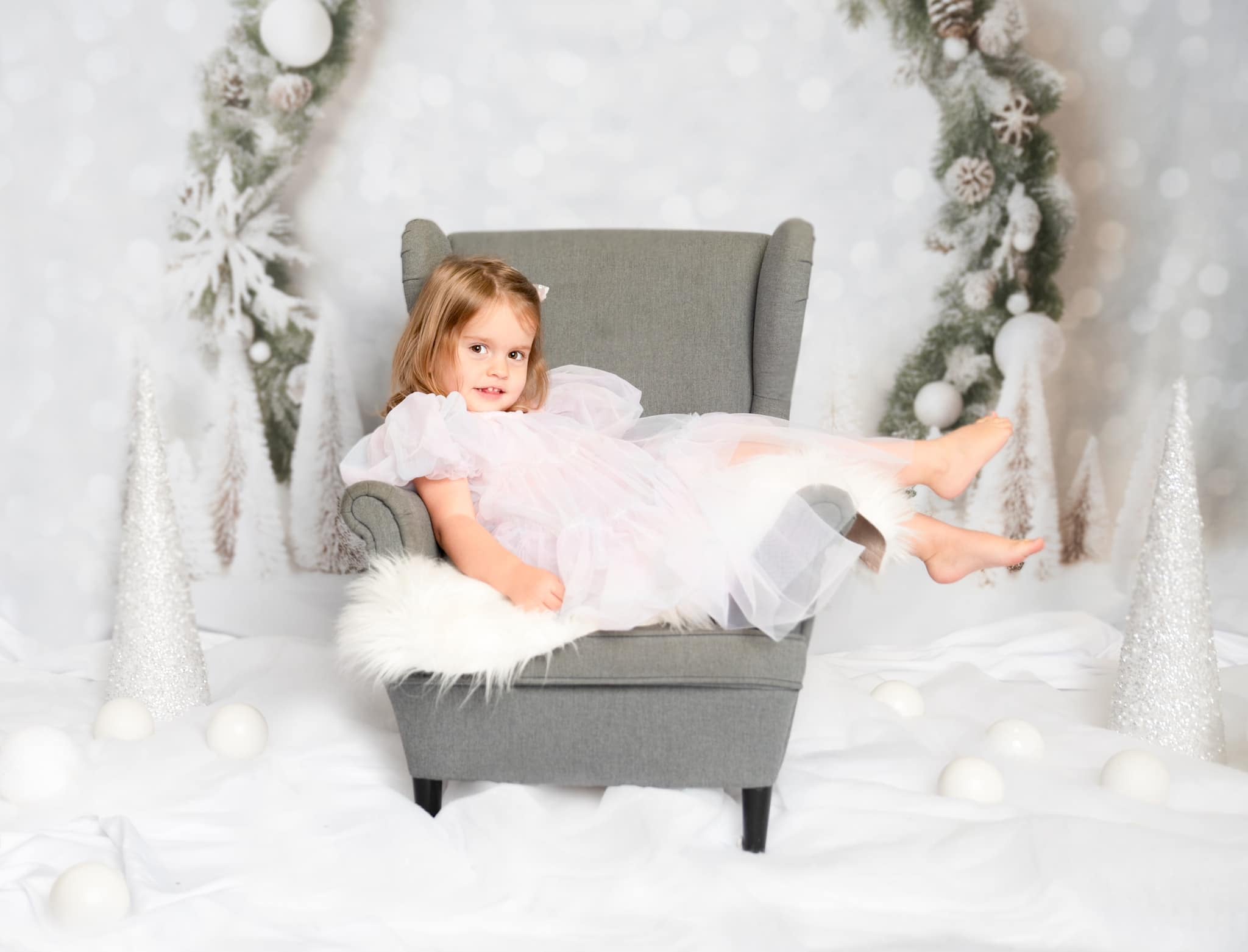 Offres Éclair #4 Kate Blanc Noël Bokeh Anniversaire Toile de fond pour la photographie - Kate Backdrop FR