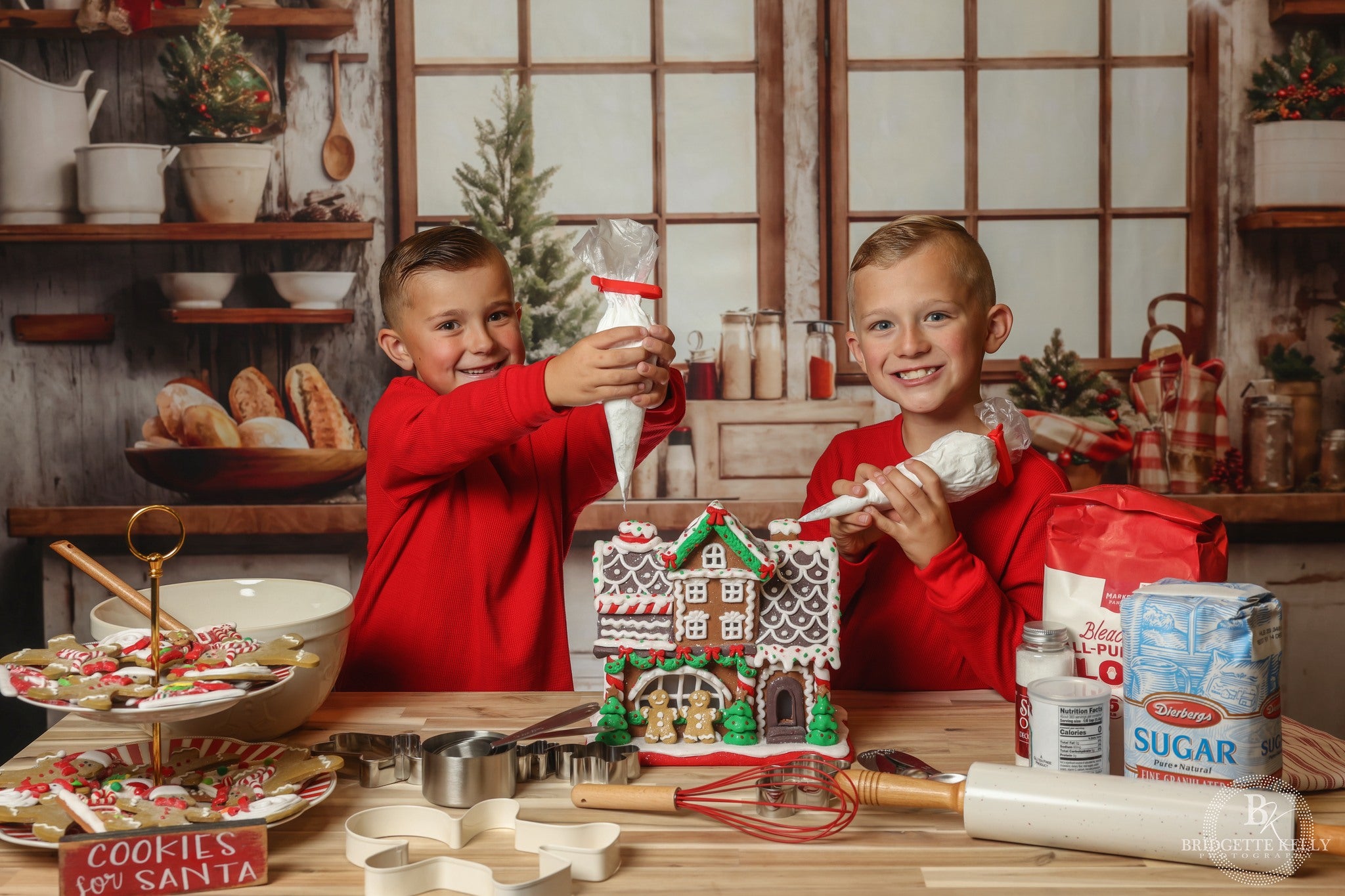 Offres Éclair #1 Kate Noël Cuisine Mur en bois Fenêtre Toile de fond conçue par Emetselch - Kate Backdrop FR