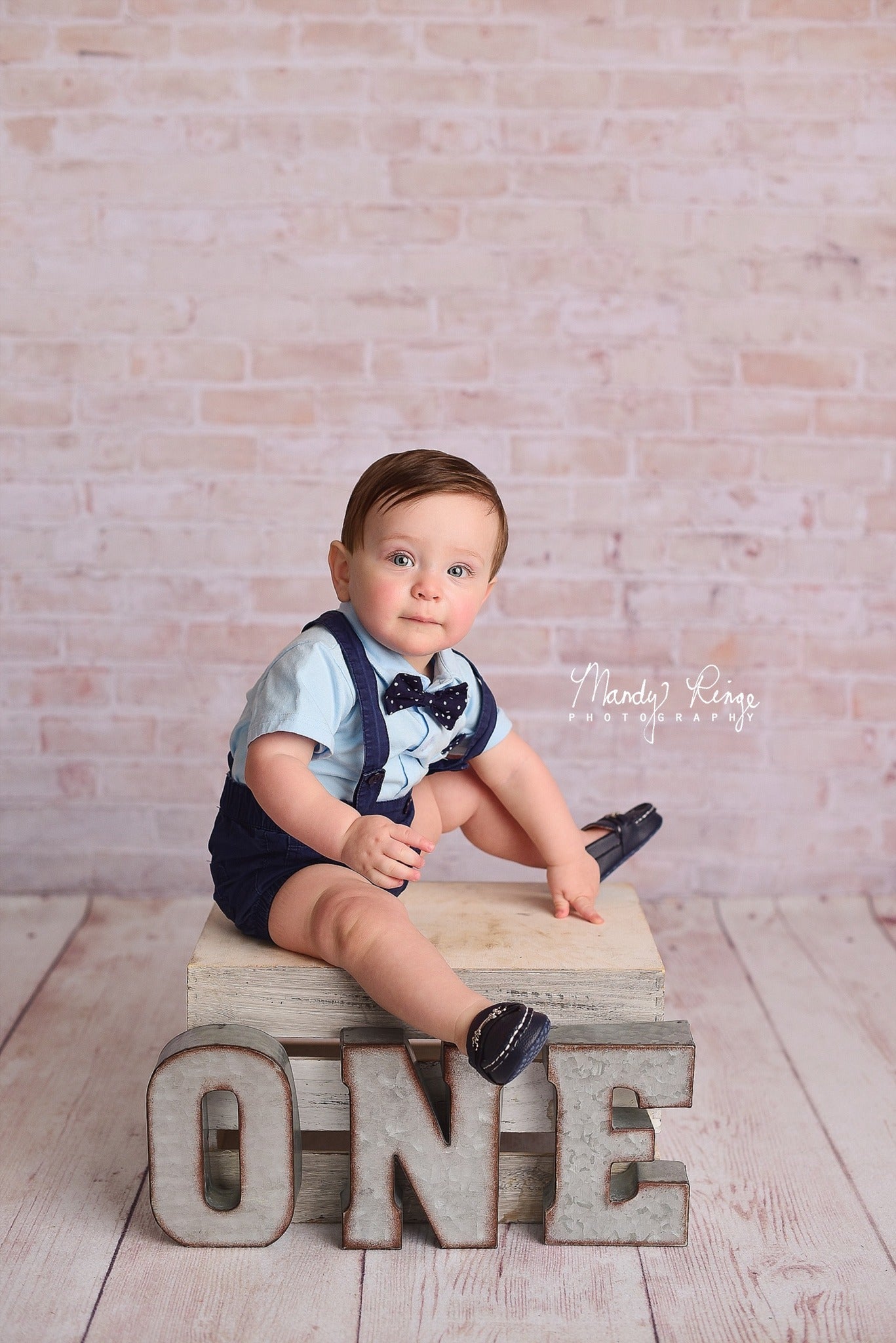 Kate Mur de briques Ferme Crème légère Toile de fond conçue par Mandy Ringe - Kate Backdrop FR