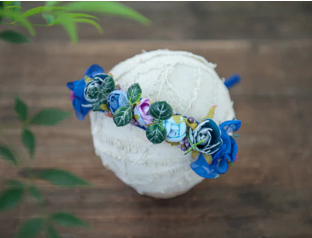 Kate Bandeau Floral Nouveau-né pour la photographie - Kate Backdrop FR