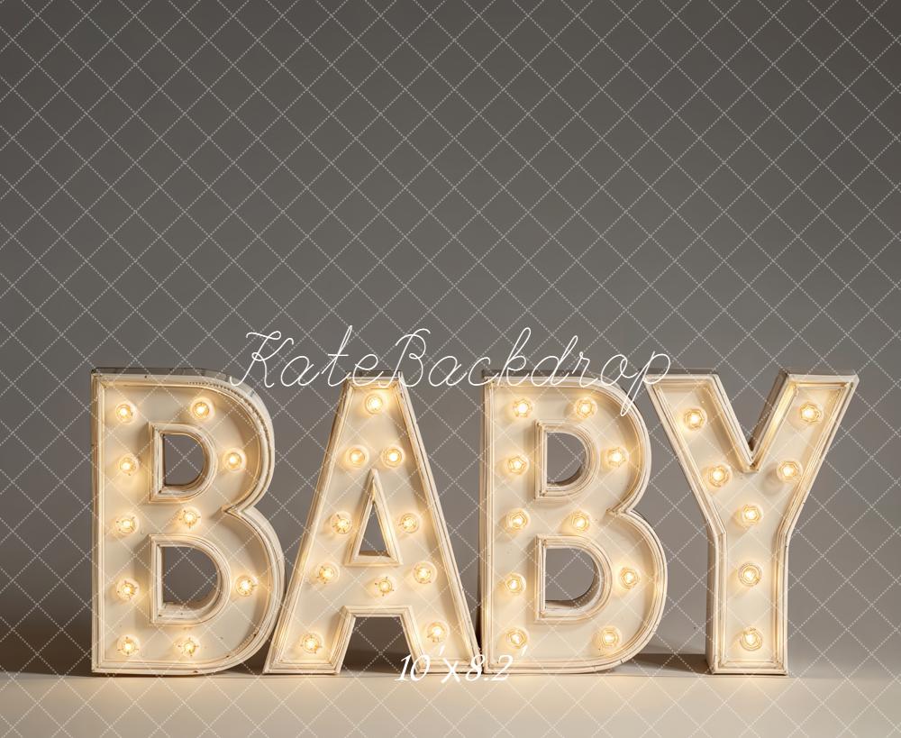 Kate Bébé Lettres Lumineuses Toile de fond en Polar conçue par Emetselch