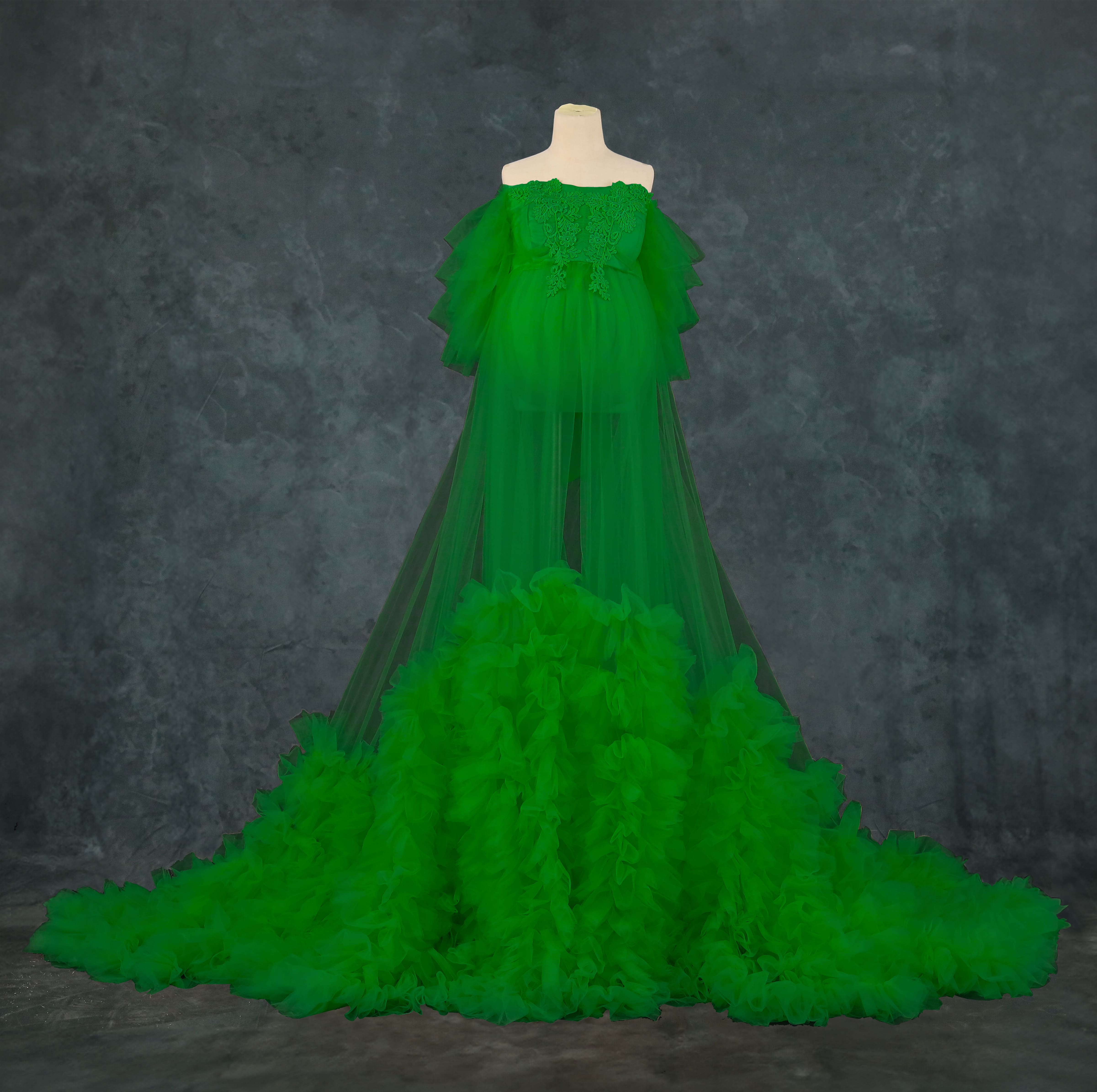 Kate Sans bretelles Maille Longue Robe de Grossesse pour Séance Photo - Kate Backdrop FR