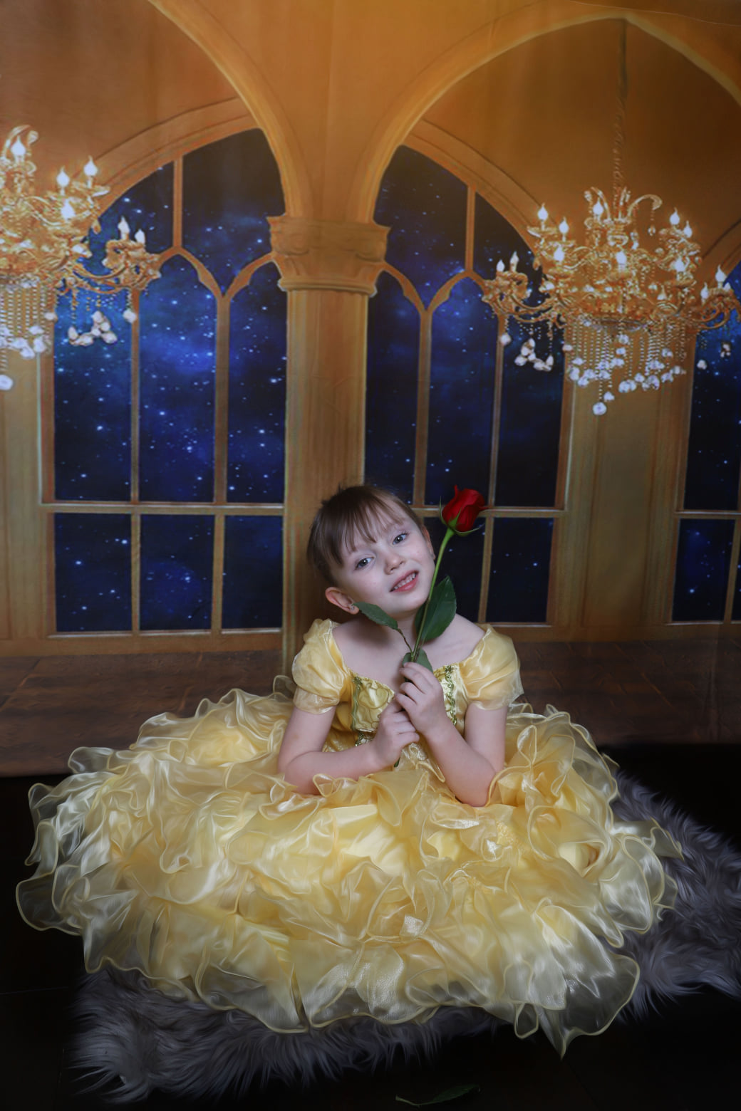 Kate Fenêtre Lustre Jaune Toile de fond conçu par Jerry_Sina - Kate Backdrop FR