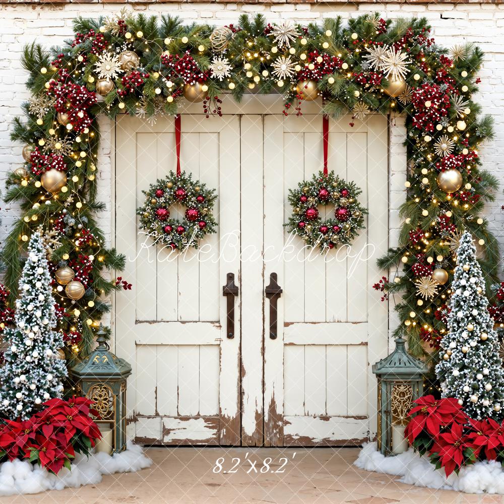 Kate Noël Porte Arbres Guirlandes Toile de fond conçue par Emetselch - Kate Backdrop FR
