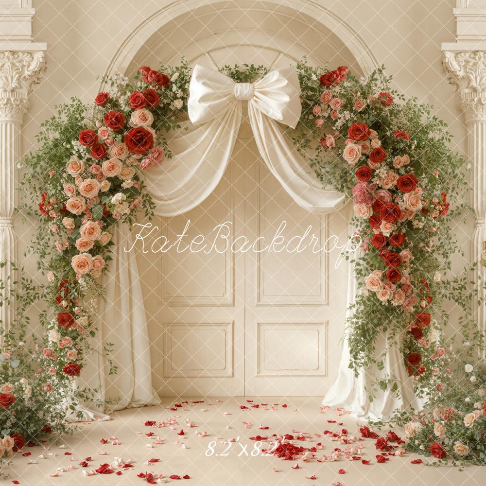 Kate Mariage Arche Fleurs Rideau Toile de fond conçue par Emetselch - Kate Backdrop FR