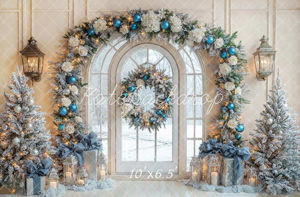 Kate Sapins de Noël Arche Porte Lumière Toile de fond conçue par Emetselch - Kate Backdrop FR