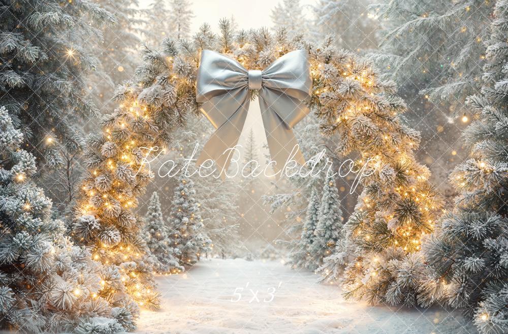 Kate Hiver Arche Guirlande Lumineuse Toile de fond conçue par Emetselch - Kate Backdrop FR