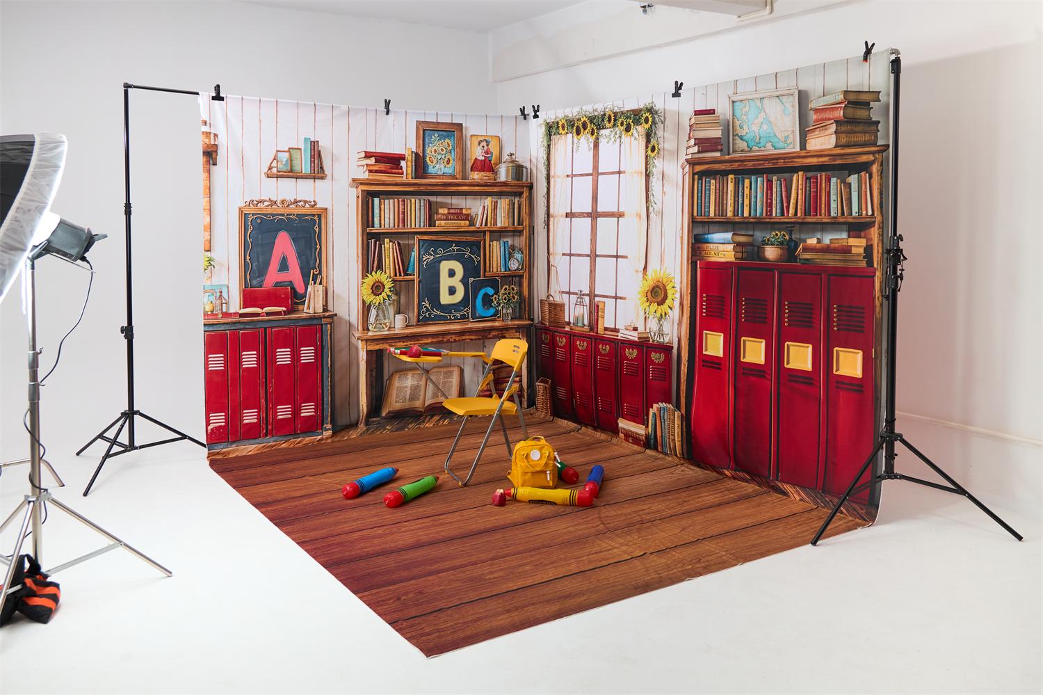 Kate Scolaire Salle de Classe Crayon Ensemble Kit Photo - Kate Backdrop FR
