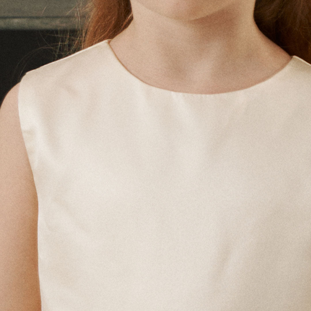 Kate Simple Champagne Robe pour Enfants - Kate Backdrop FR