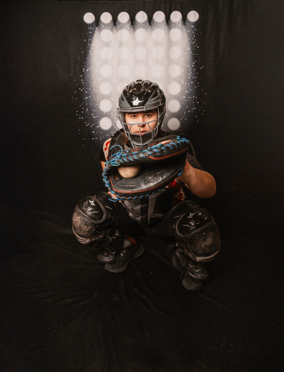 Kate Sweep Mur-à-Sol Sport Stade Lumière Toile de fond conçue par Patty Roberts - Kate Backdrop FR