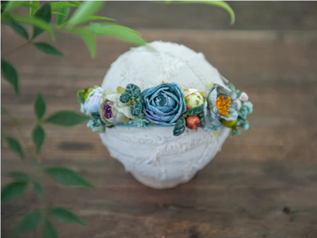 Kate Bandeau Floral Nouveau-né pour la photographie - Kate Backdrop FR