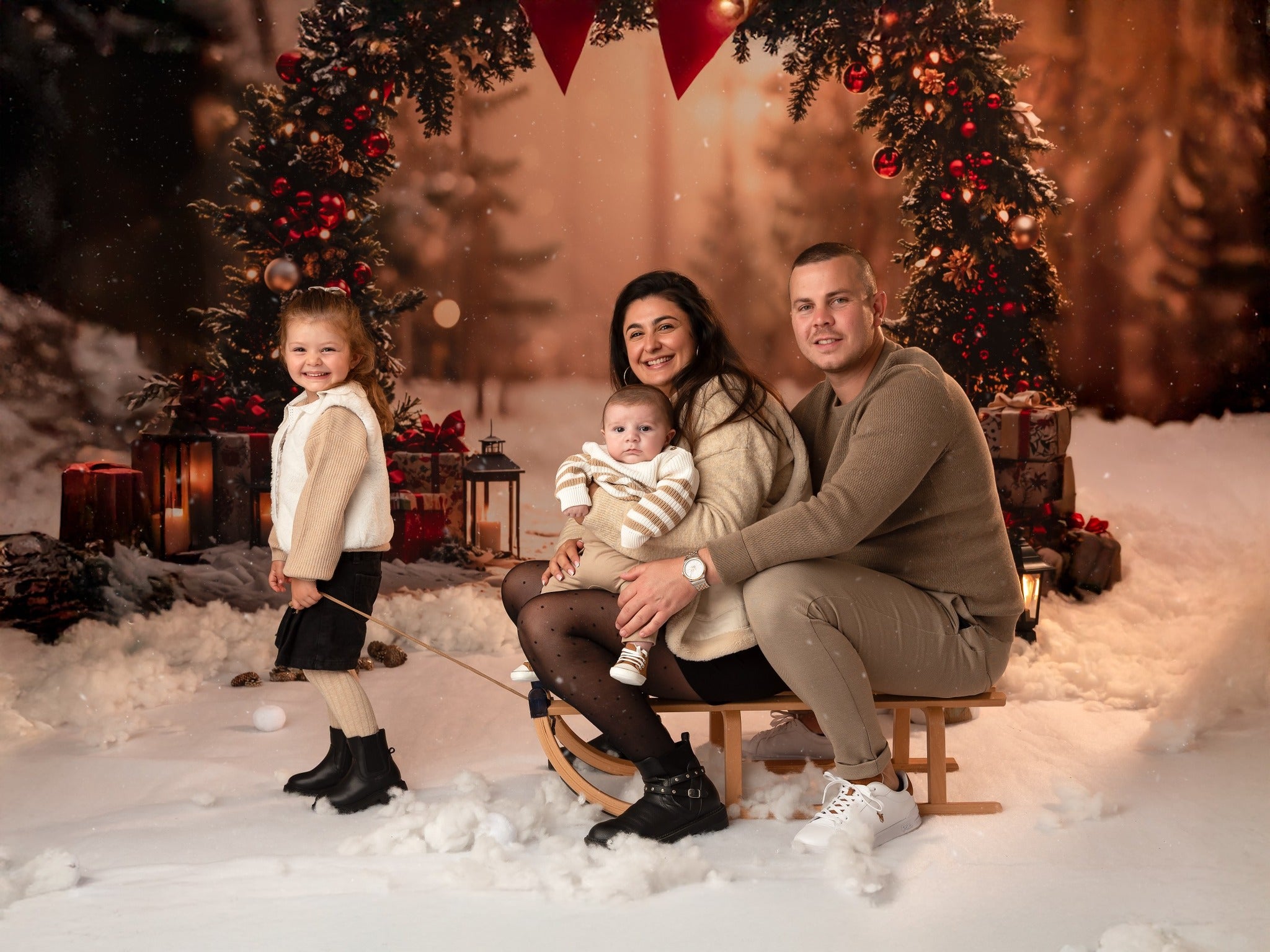 Kate Noël Arche Forêt Ensoleillé Cadeaux Toile de fond conçue par Emetselch - Kate Backdrop FR