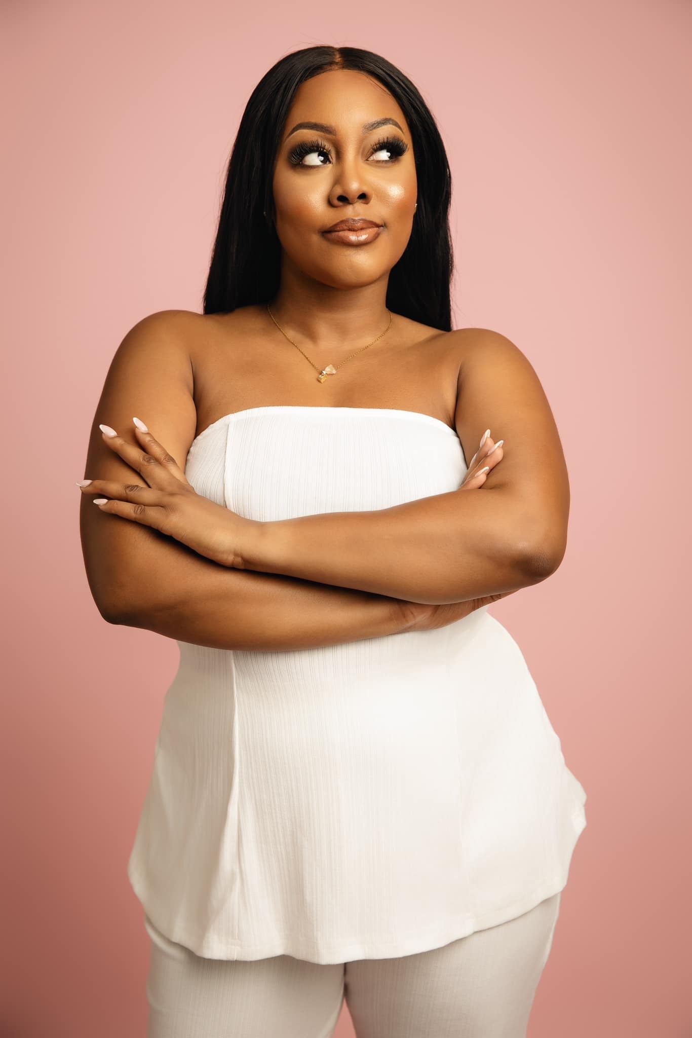 Kate Couleur unie Pêche Toile de fond Photographie de portrait - Kate Backdrop FR