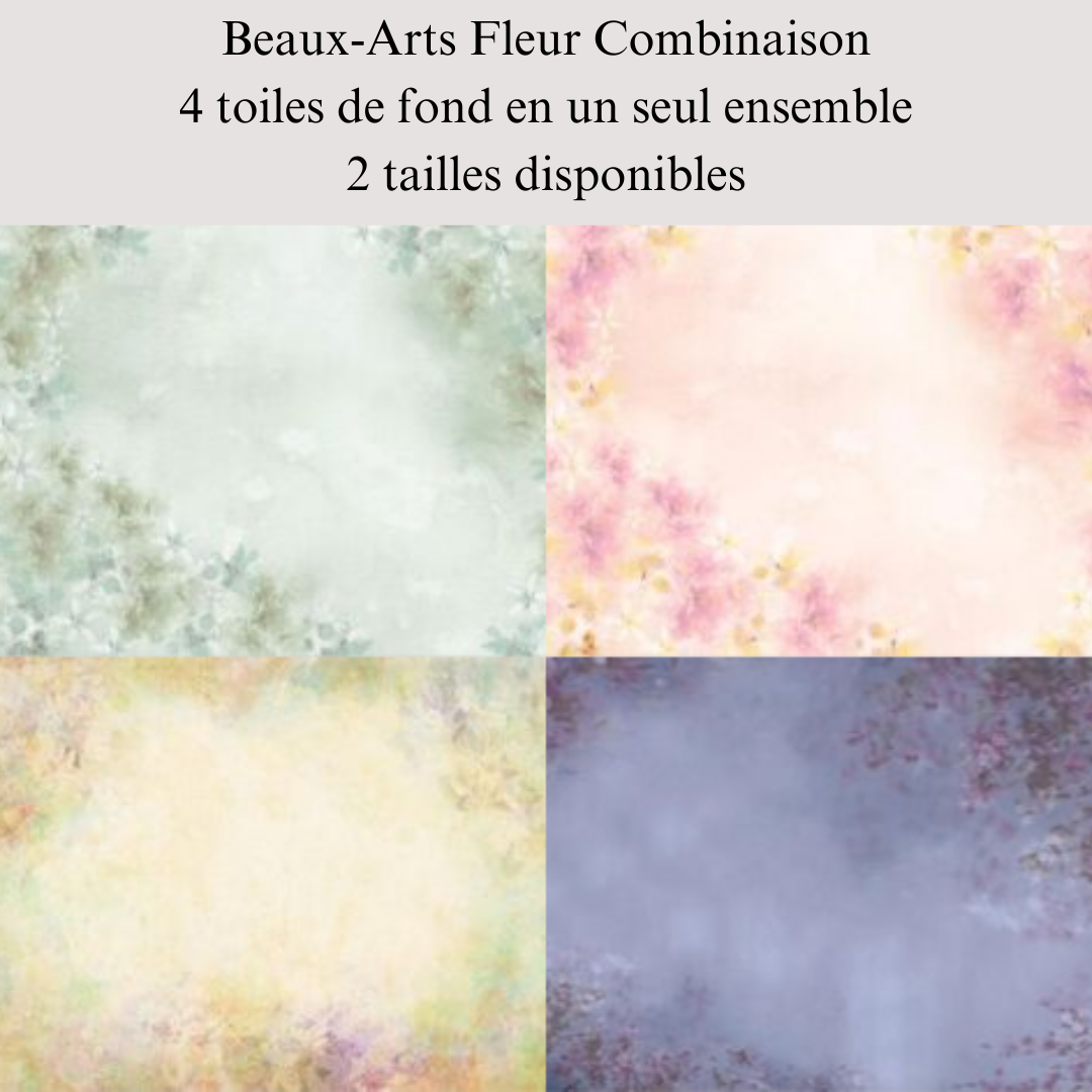 Kate Beaux-Arts Fleur Combinaison Toiles de fond pour la photographie - Kate Backdrop FR