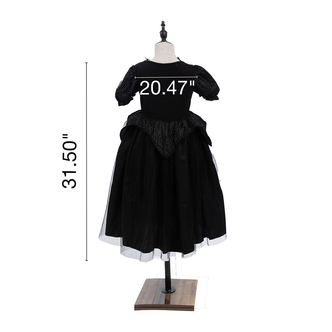 Kate Halloween Noir Ailes du Diable Robe pour Enfants - Kate Backdrop FR