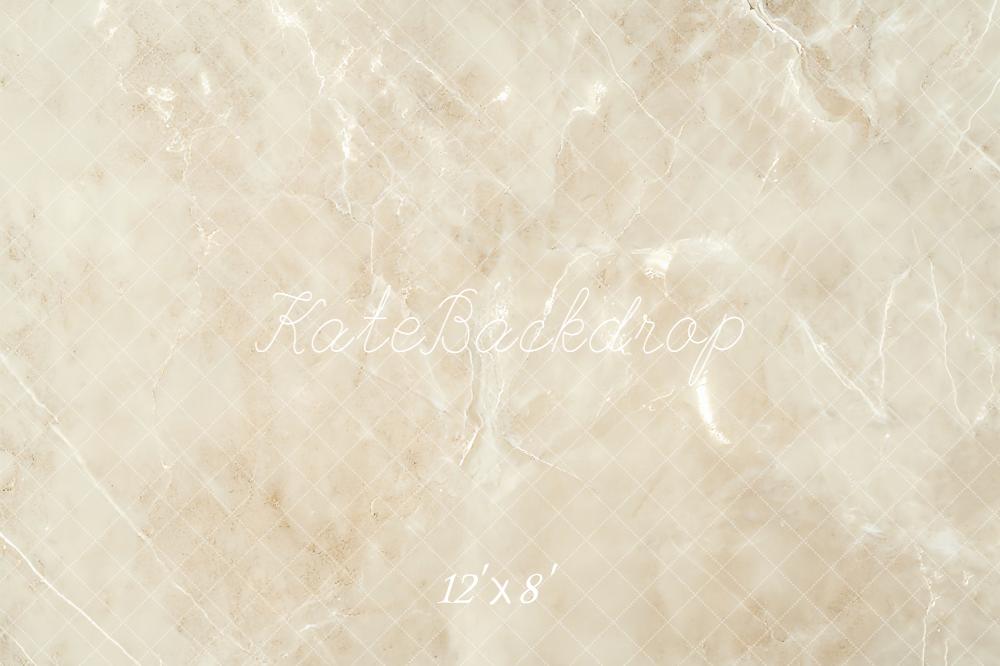 Kate Marbre Beige Texture Sol Toile de fond en Laine conçue par Emetselch