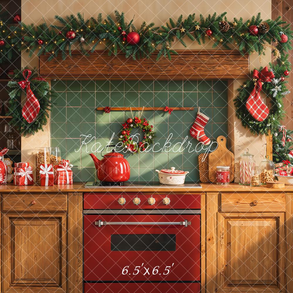 Kate Noël Cuisine Décorations Soleil Toile de fond conçue par Emetselch - Kate Backdrop FR