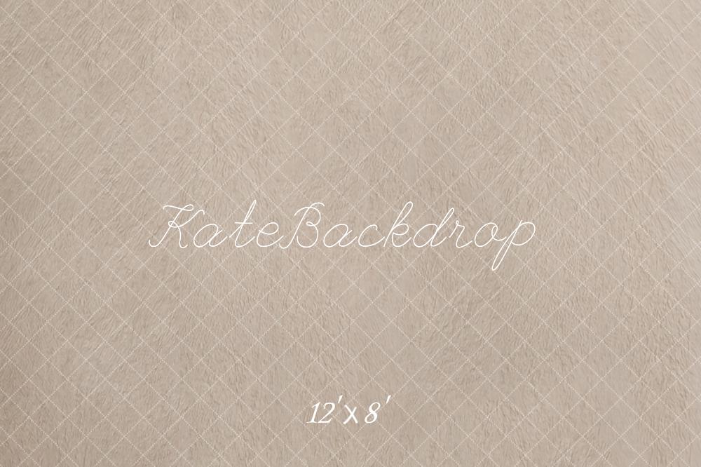 Kate Beige Carreaux Texture Toile de fond en Laine conçue par Emetselch - Kate Backdrop FR