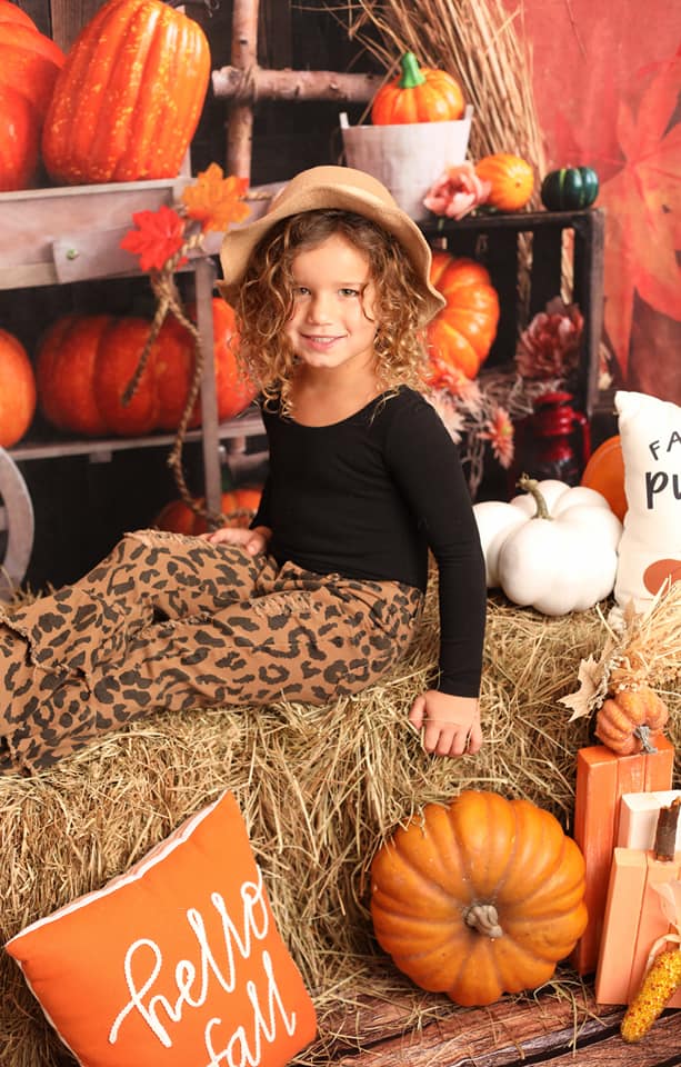 Kate Autumn Citrouille Feuille d'érable Toile de fond conçu par Emetselch - Kate Backdrop FR