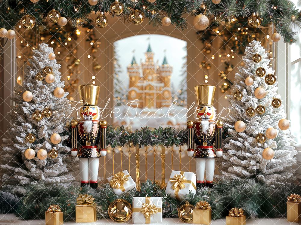 Kate Noël Casse-Noisette Décors Cadeaux Toile de fond conçue par Mini MakeBelieve - Kate Backdrop FR