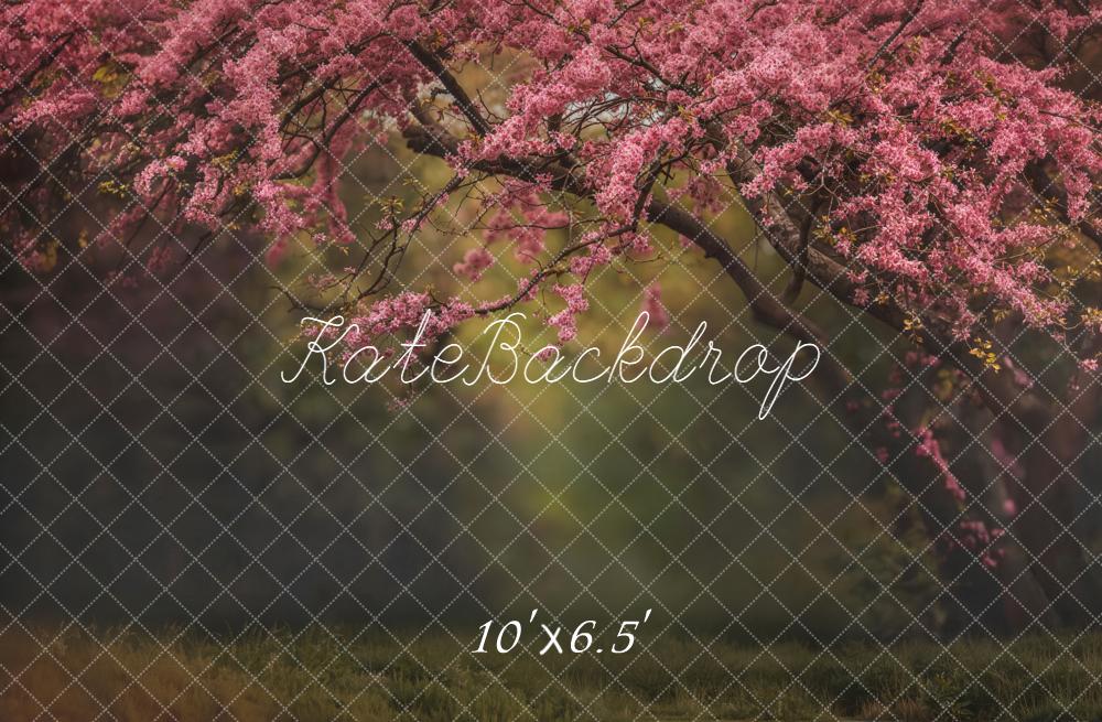 Kate Printemps Arbre Fleurs Roses Toile de fond conçue par Emetselch - Kate Backdrop FR