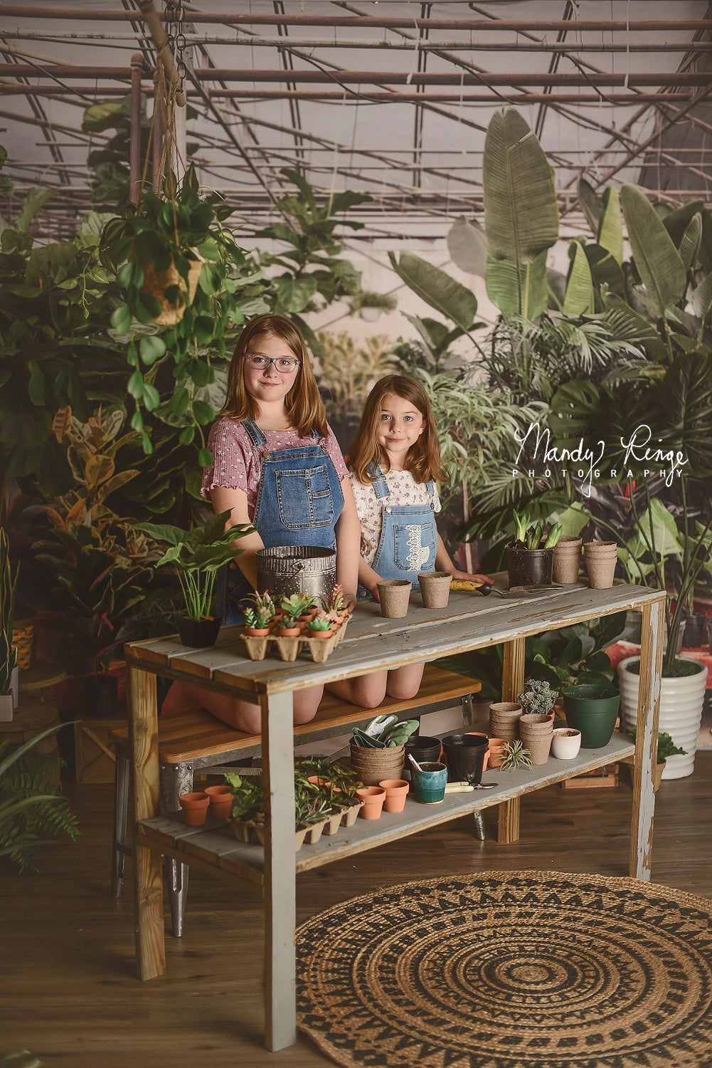 Kate Tropical Serre Intérieur Été Plantes Ensemble de chambre (8pix8pi&10pix8pi&8pix10pi) - Kate Backdrop FR