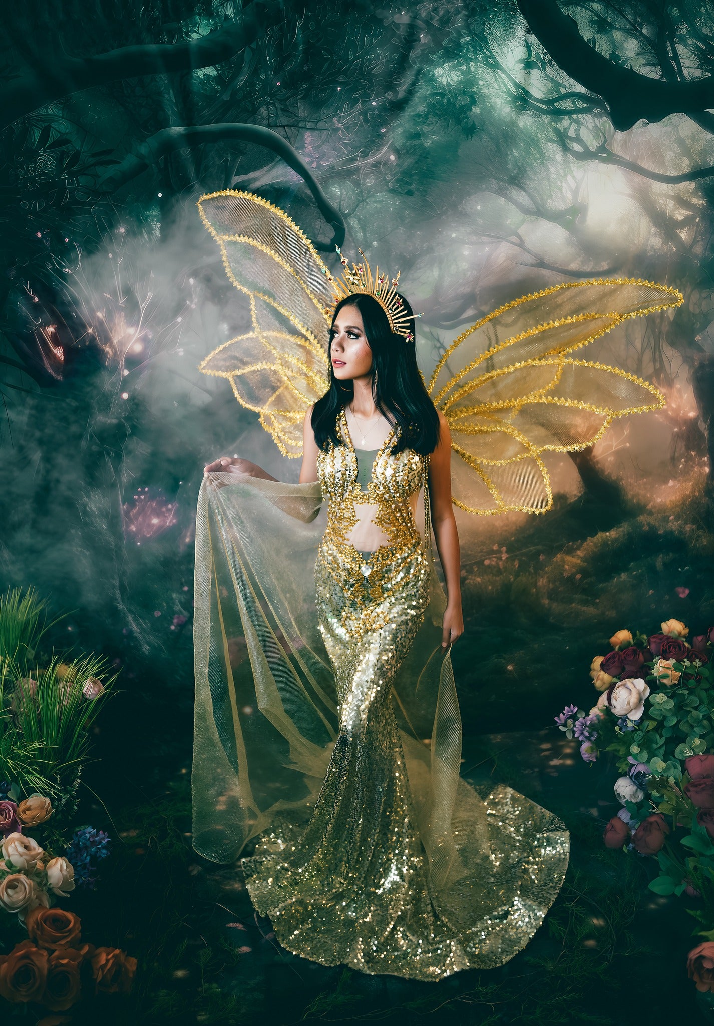 Kate Fantaisie Rêve Forêt Toile de fond+Fantaisie Sol Toile de fond - Kate Backdrop FR