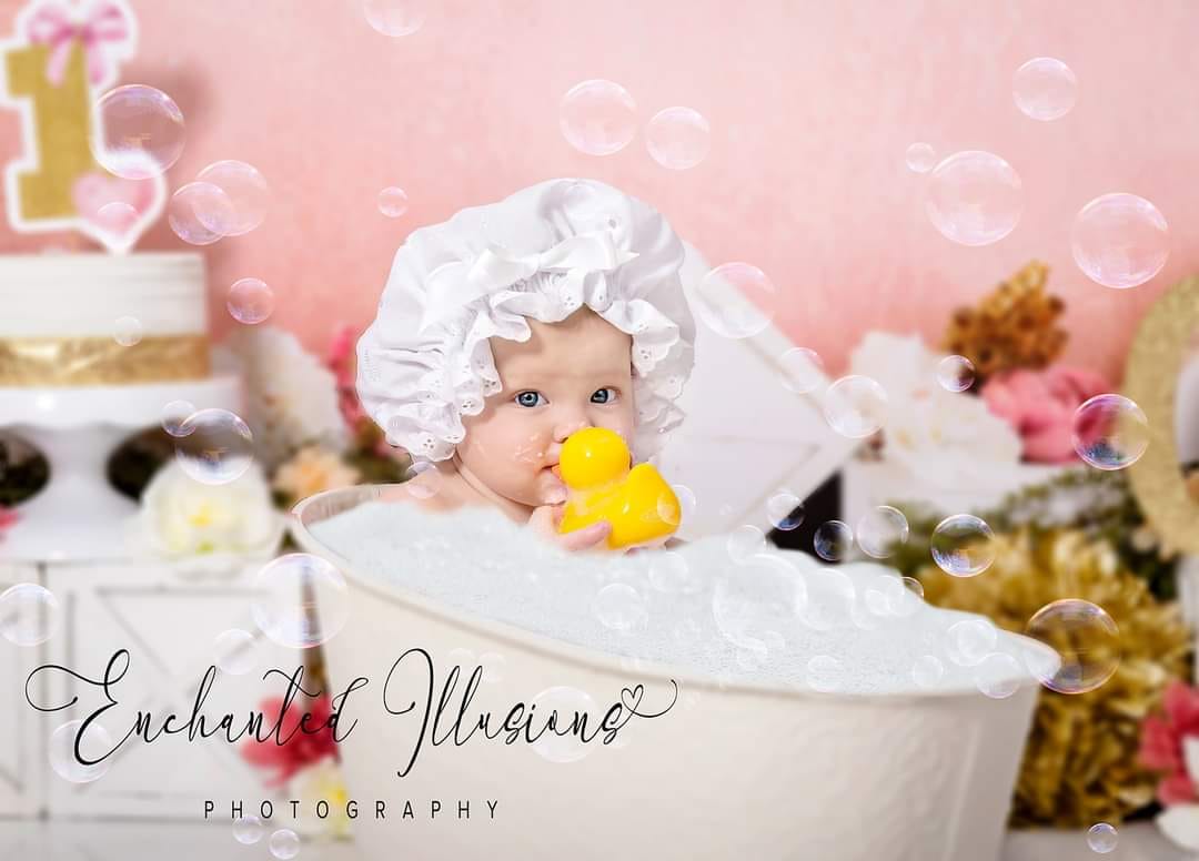 Kate Rideau Paillettes Anniversaire Toile de fond conçue par Megan Leigh - Kate Backdrop FR