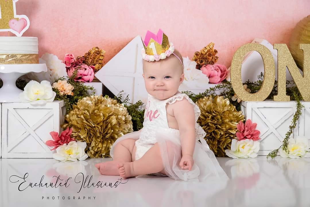 Kate Rideau Paillettes Anniversaire Toile de fond conçue par Megan Leigh - Kate Backdrop FR