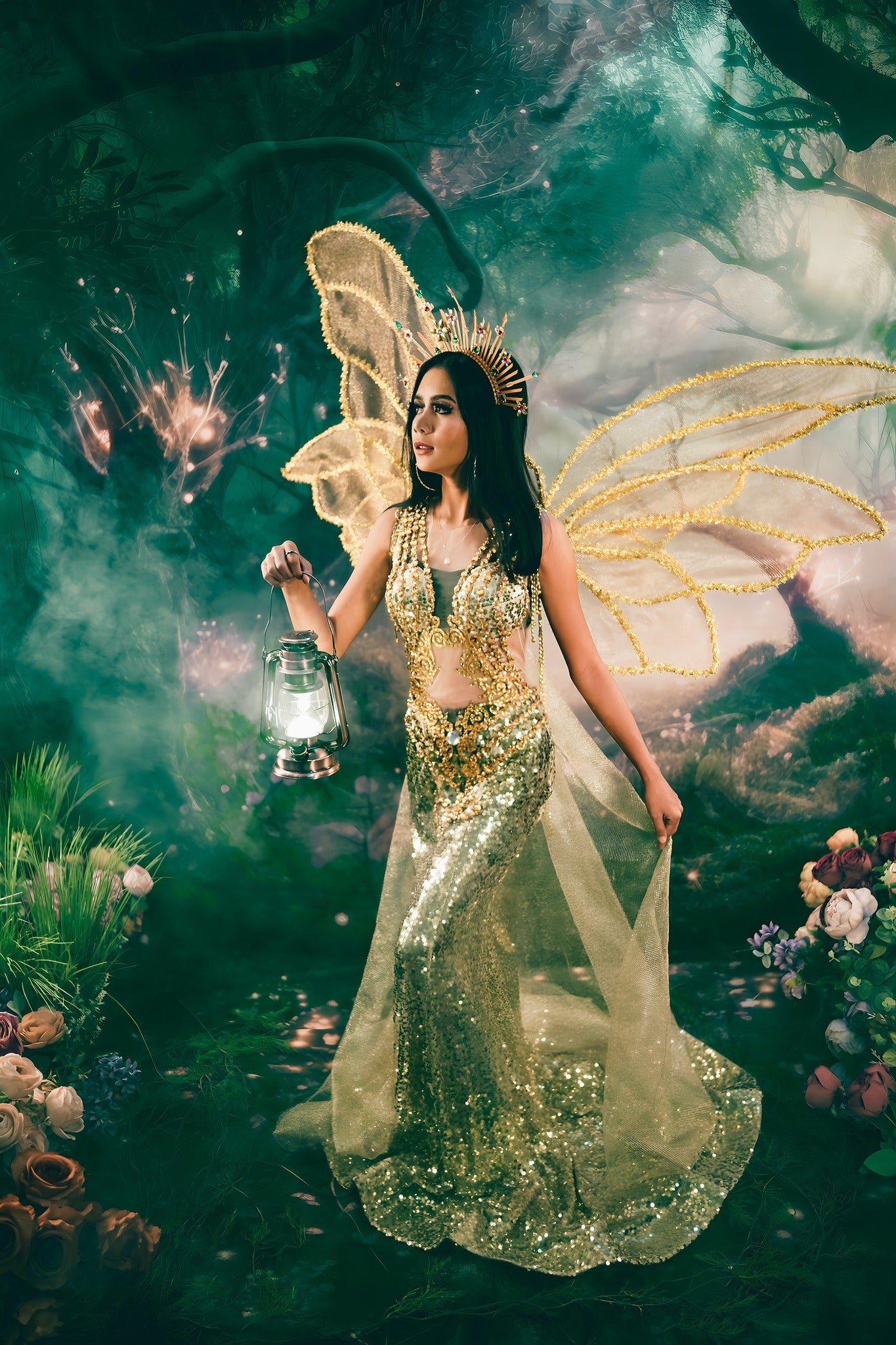 Kate Fantaisie Rêve Forêt Toile de fond+Fantaisie Sol Toile de fond - Kate Backdrop FR