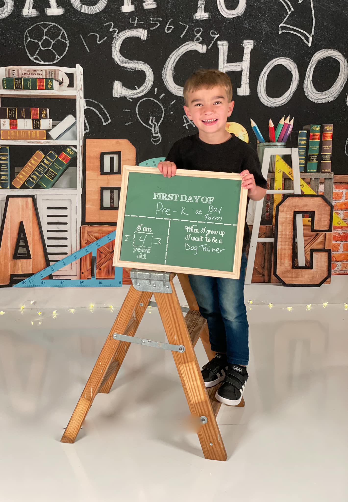 Kate Retour à l'école ABC Tableau noir Toile de fond conçue par emetselch - Kate Backdrop FR