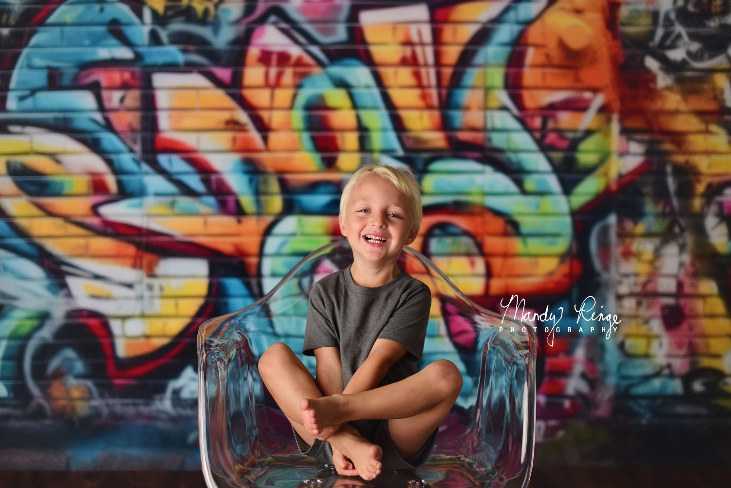 Kate Urbain Mur de graffitis Toile de fond conçue par Mandy Ringe - Kate Backdrop FR