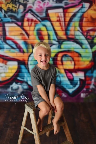 Kate Urbain Mur de graffitis Toile de fond conçue par Mandy Ringe - Kate Backdrop FR